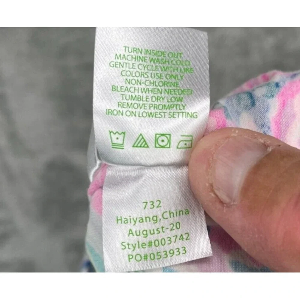 Lily Pulitzer Girl's Mini Sammy Pajama Top Long Sleeve Size‎ 6